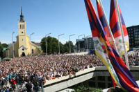 Его Святейшество Далай-лама выступил в Таллине с речью «Призыв к всеобщей ответственности»