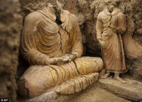 В Афганистане обнаружены развалины древнего буддийского монастыря.
