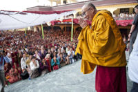 Учения Далай-ламы в монастыре Чиме Гастал Линг