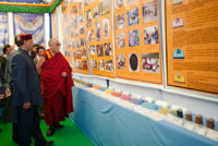 Его Святейшество Далай-лама побывал на праздновании 50-летия Институт тибетской медицины и астрологии