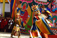 Танцы лам королевства Бутан