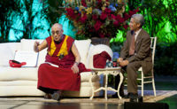 Его Святейшество Далай-лама встретился с президентом Дж. У. Бушем