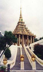 Wat Phra Buddha Baat, a Theravada Buddhist temple in Thailand
