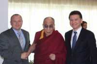 Встреча Далай Ламы XIV и Кирсана Илюмжинова в Мариборе