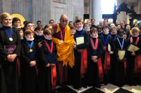 Вручение Далай-ламе Теплтоновской премии в Лондоне