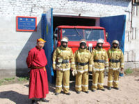 В Иволгинском дацане появилась пожарная команда из монахов